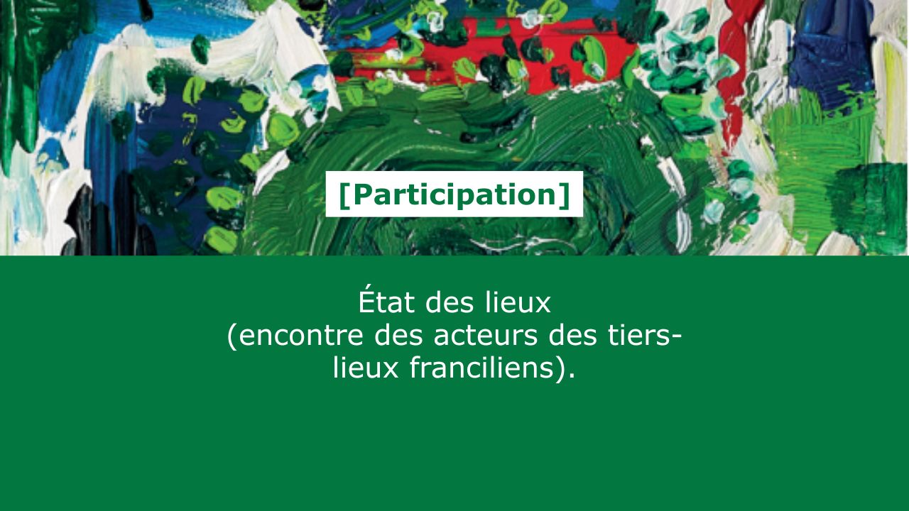 Notre participation à l’Etat des lieux